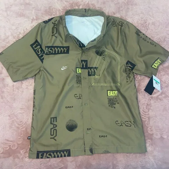 Nike KD Kevin Durant Big & Tall Basketball Green Shirt Size XL-Tall - Picture 3 of 14